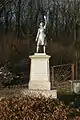 Statue von Jeanne d’Arc bei Le Chalet