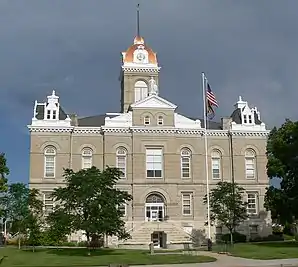 Jefferson County Courthouse, gelistet im NRHP Nr. 72000751