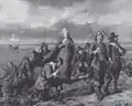Die Landung der Pilger, etwa 1920, Schwarz-Weiß-Kopie