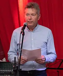 Jens Fink-Jensen bei Ideogramma International Literature Festival, Nicosia, Cypern, 27. November 2019.