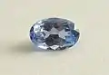 Blauer Jeremejewit, 0,80&nbsp;ct, aus Namibia