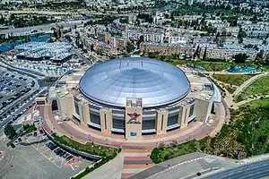 Die Pais Arena Jerusalem im April 2023
