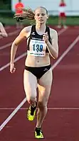 Jessica-Bianca WessollyRang sieben in&nbsp;23,37&nbsp;s
