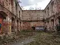 Ausgebrannter Innenbereich
