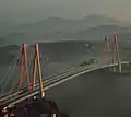 Jindo-Brücke am Tag
