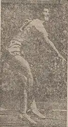 Jo Teunissen-Waalboer (hier auf einem unscharfen Foto bei den Olympischen Spielen 1952) – belegte Rang&nbsp;fünf