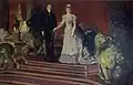Joaquín Sorolla: Königin María Cristina mit ihrem Sohn Alfons XIII., 1901