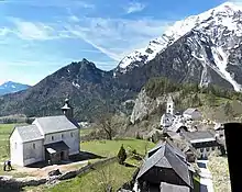 Johanneskapelle mit Landschaft