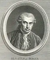 Johann Just von Berger (1723–1791)