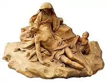 Modell einer Pietà von Johann Baptist Hagenauer