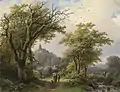 Wanderer am Bach (1854)