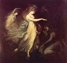 Johann Heinrich Füssli, Prinz Arthur und die Feenkönigin, 1788