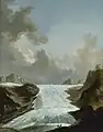 Der Rhonegletscher, um 1775