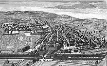 Historische Stadtkarte Darmstadt (1776)