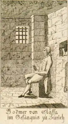 "Vom Gefängnis zum Senatspräsidium" Johann Jakob Bodmer (1737–1806)