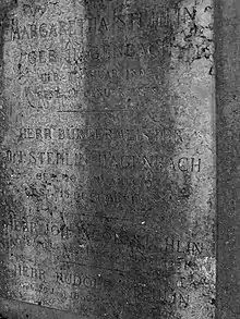 Johann Jakob Stehlin der Ältere (1803–1879) Zimmermann, Baumeister, Bürgermeister, Politiker, u.&nbsp;a. Vizepräsident des Verwaltungsrats der Gotthardbahn, Grab auf dem Friedhof Wolfgottesacker, Basel
