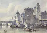 Johannes Bosboom (1827/1891): Stadtgesicht von Koblenz – Rijksmuseum Amsterdam