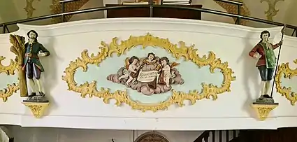 Detail der Empore