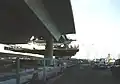 Johanneshovsbron im Bau 1984