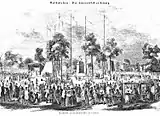 Johannisfestszene um 1840
