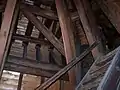Dachstuhl im Turm