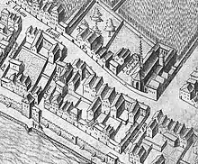 Rheinmauer Köln Ausschnitt Mercator 1571