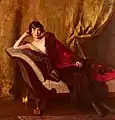Gräfin Michael Karolyi, (Privatbesitz) 1918, Öl auf Leinwand, 180 × 175 cm