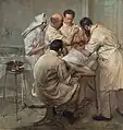 Wertheim bei einer Operation, 1907, Öl auf Leinwand