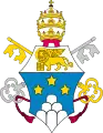 Sechsberg im Papstwappen von Johannes Paul I.