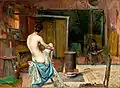 O Ateliê do Artista, Öl auf Leinwand, 1893/1894