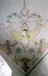 Stuckarbeit im Papstzimmer des Klosters St. Mang in Füssen