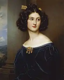 Nanette Kaulla (1812–1876) aus d. „Schönheitengalerie“ v. König Ludwig I.