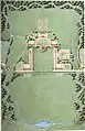 Union College in Schenectady, Lageplan, um 1813