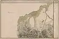 Nagy Ér ein sumphichter Bach (natürliche Grenze zu Hungarn) bei Sudurău (Szodoro) zwischen 1769 und 1773