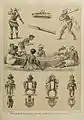 Heft XIV Tafel 16 Ethnografie, (Zeich.: Th. Kleinschmidt, Lith.: W. Heuer)