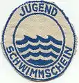 Altes Abzeichen: Jugendschwimmschein