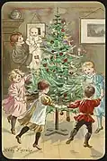Weihnachts­motiv um 1885