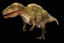 Lebendrekonstruktion von Acrocanthosaurus