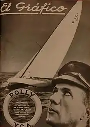 Sieburger auf dem Cover von El Gráfico (1931)