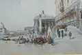Venedig, Aquarell von Julius Hitzel, 1894