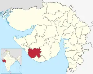 Lagekarte des Distrikts