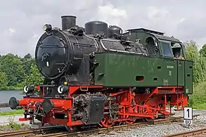 Die Lok V der Hespertalbahn e. V. in Essen-Kupferdreh