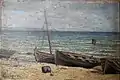 Kähne am Strand von Sellin, 1902