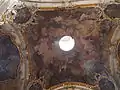 Deckenfresko im Chor der Kapelle