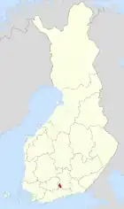 Lage von Kärkölä in Finnland