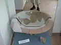 Römische Tonschüssel zur Käseherstellung