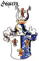 Abbildung in der „Sammlung von Wappen aus verschiedenen, besonders deutschen Ländern“, ca. 1600
