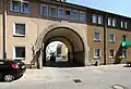 Torhaus der Durchfahrt Wall- und Seidenstraße