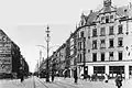 Aachener Straße – Ecke Brabanter Straße (Mai 1903)