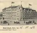 Hotel Disch, Lithografie (15. Oktober 1912)